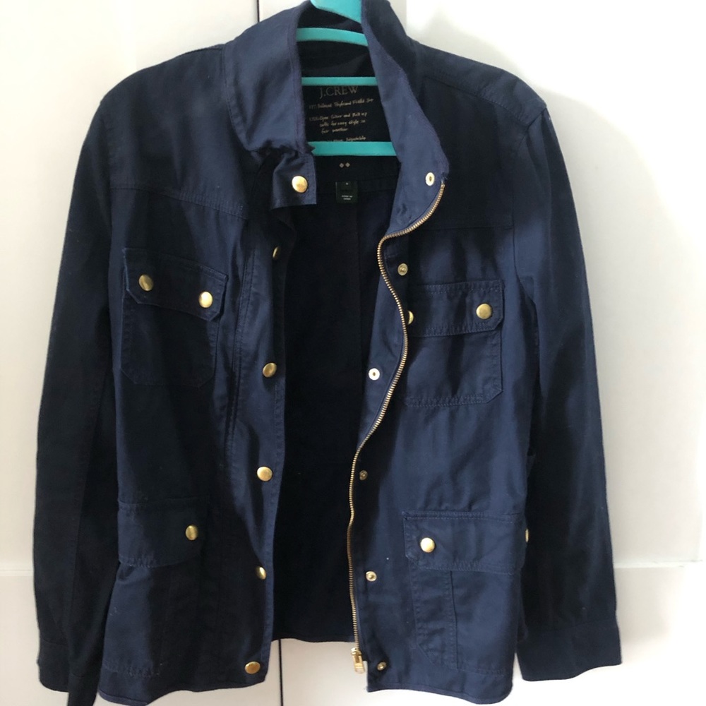 JCrew Navy Field Jacket